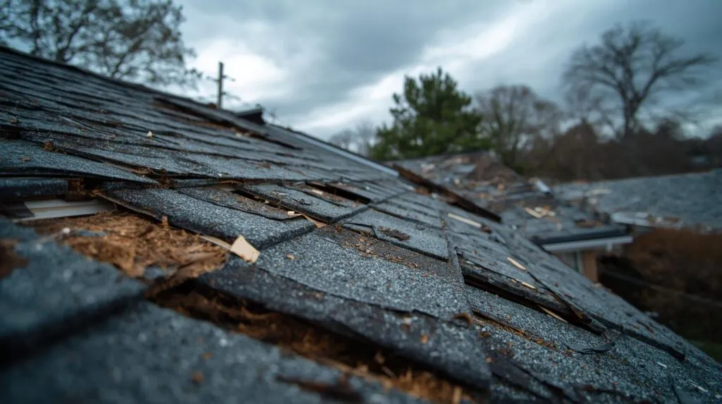 Lankford Roofing crew repairing storm damage in Sherman, TX