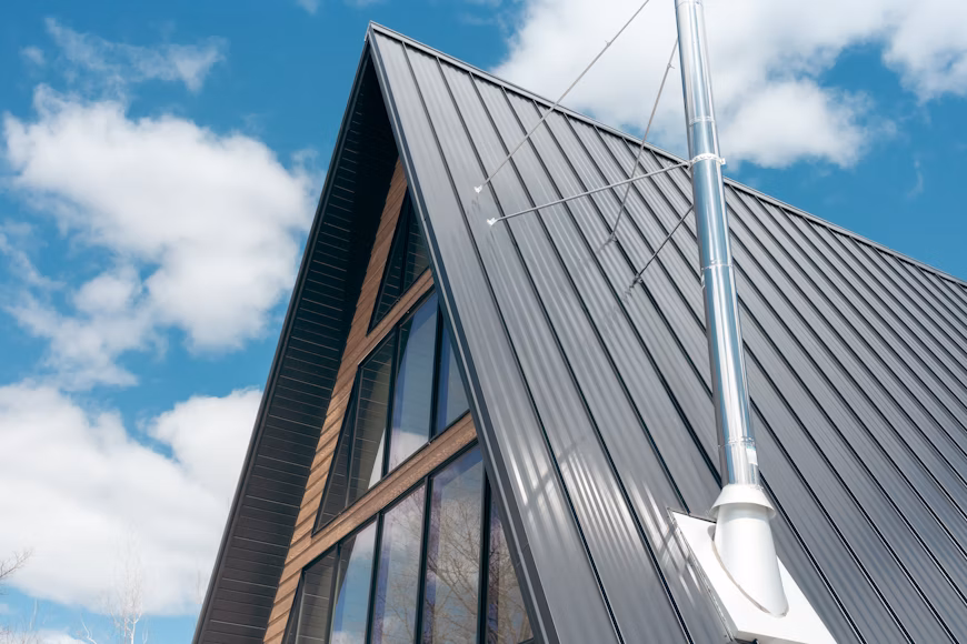 Finished metal roofing